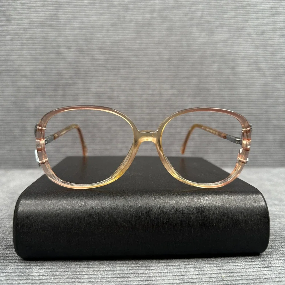 Blue Ribbon Marchon BR 11 Grey Rose Oversized‎ Rounded Eyeglass Frames 130 55-15